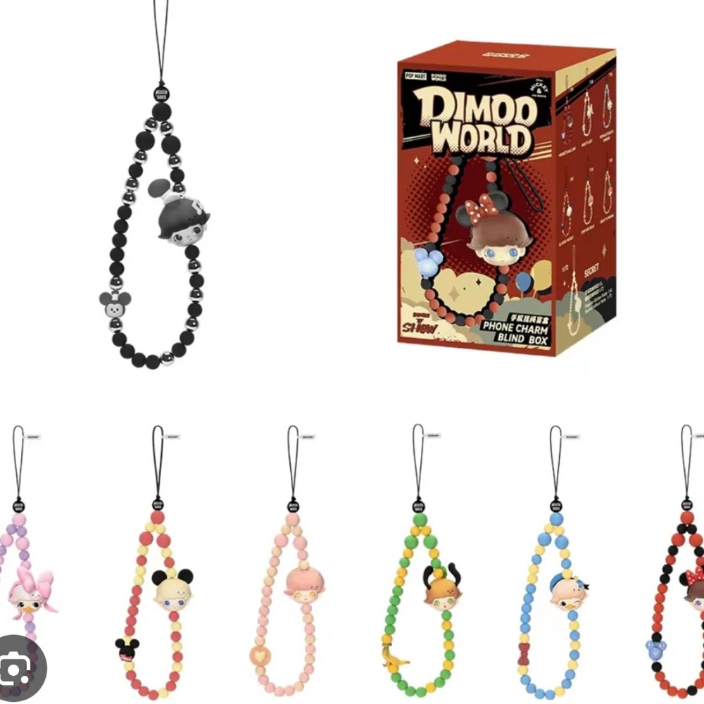 Dimoo World, phone charm Minnies balloon